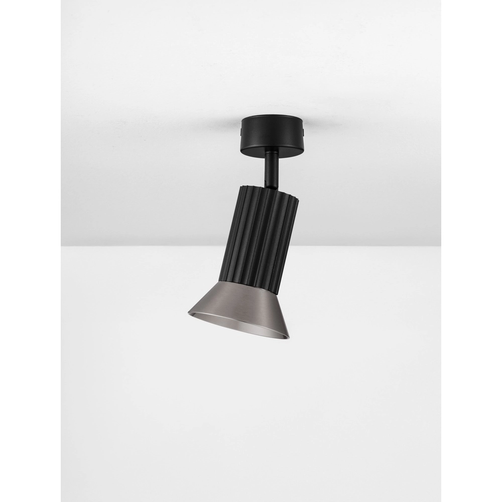 Ceiling spotlight Luvia Orientable black with bronze Lyora 5212017475527
