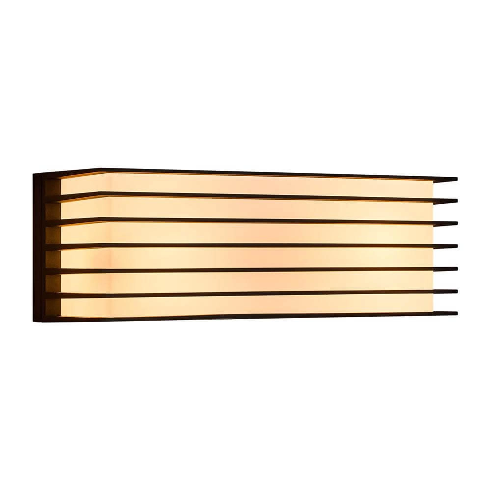 Wall Lamp Fluctus black rectangle