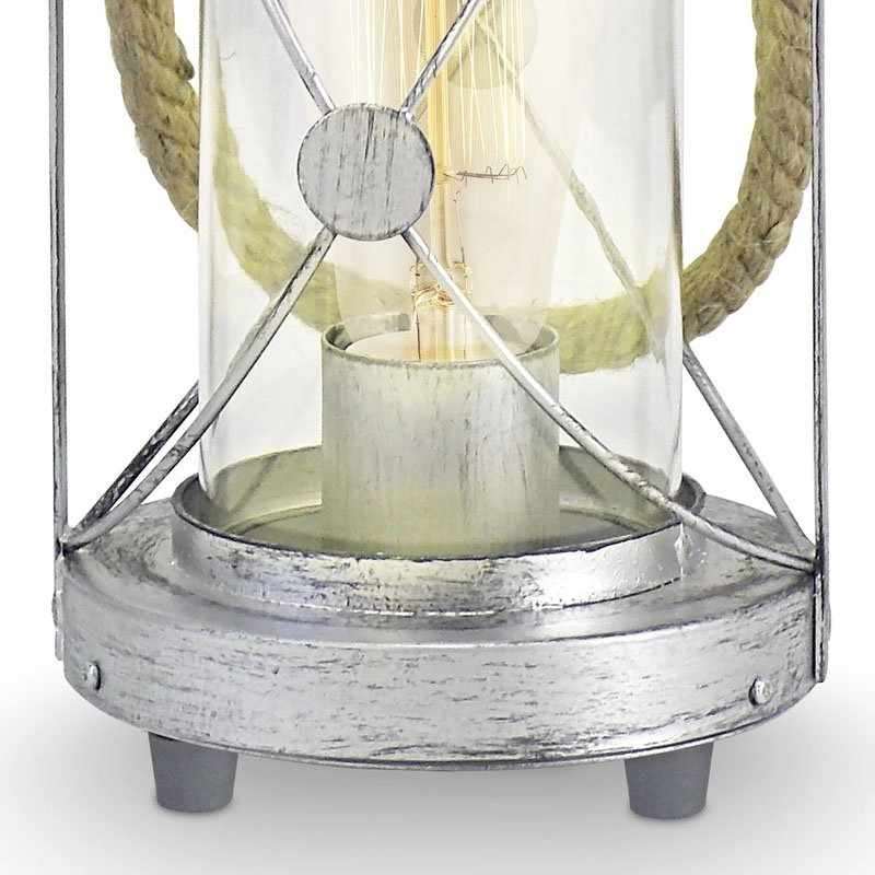 Table lamp Bradford antique silver Eglo 9002759492847