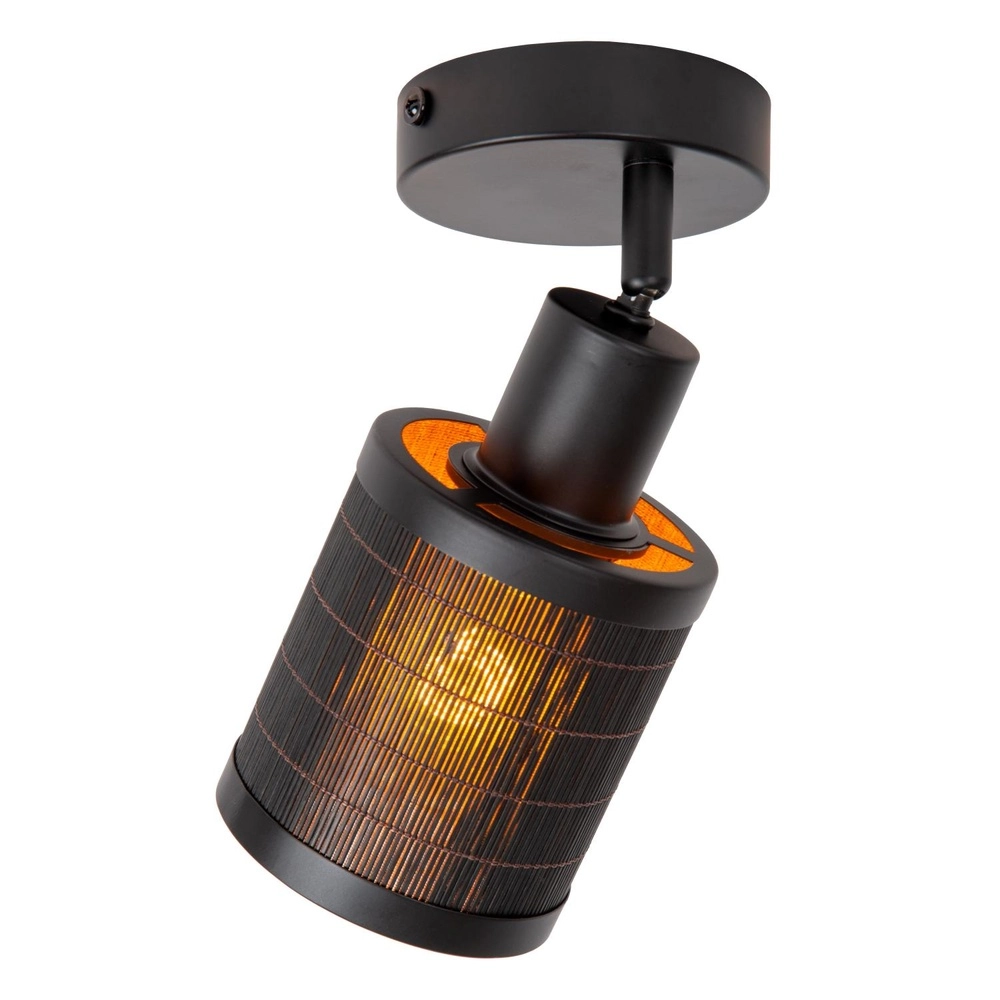 Ceiling lamp Tagalog Ø 10cm black Lucide 5411212211668