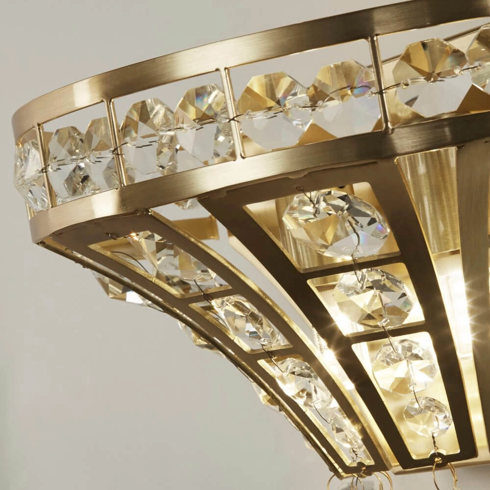 Wall lamp Gemma gold Searchlight 5053423249933