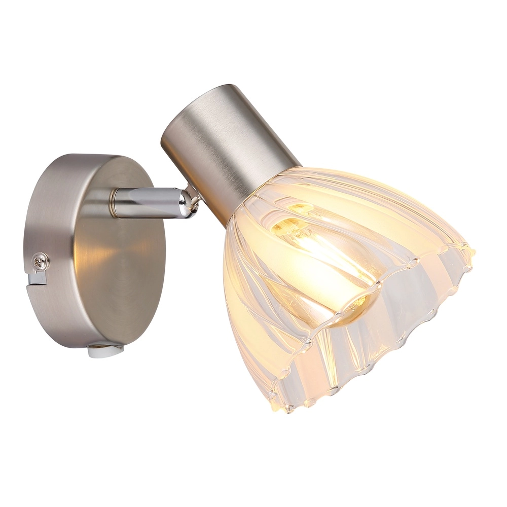 Wall lamp Zachery nickel