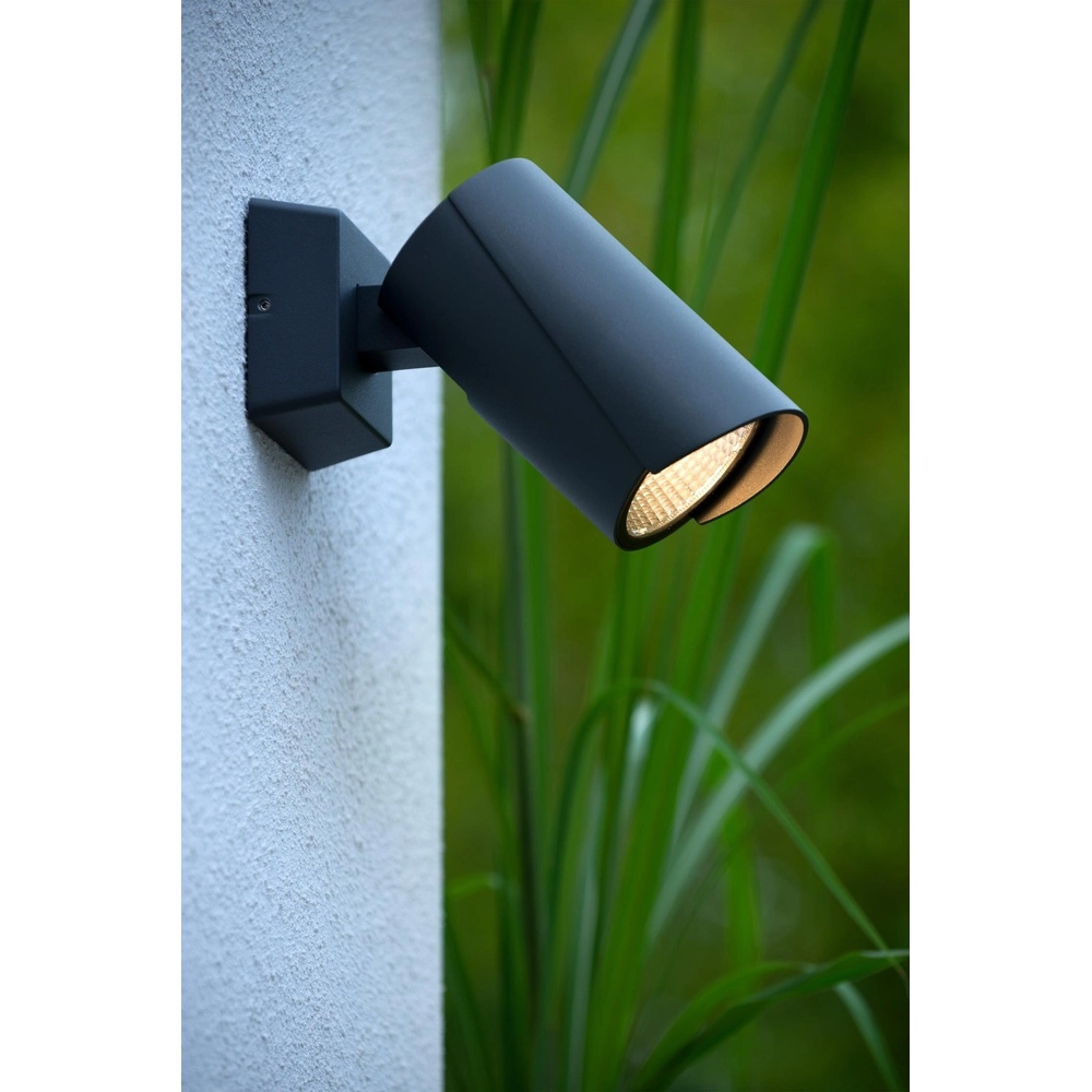 Design wall lamp Manal anthracite Lucide 5411212271686