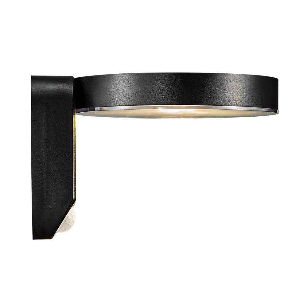 Solar wall lamp Rica black Nordlux 5704924004773