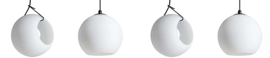 4-light pendant lamp Orb Opal ETH 8720195300281