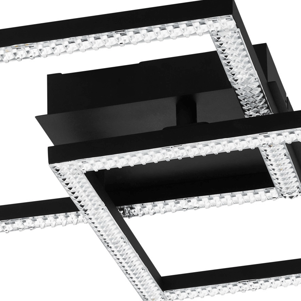 Black ceiling lamp Lejias with led Eglo 9002759997991