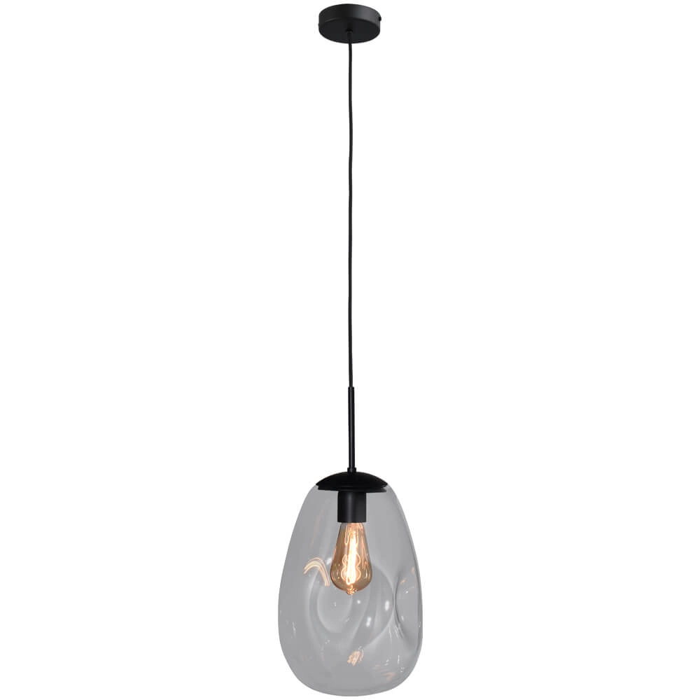 Hanging lamp Lava 1x clear glass Ø 22.5cm Masterlight 8718121285931