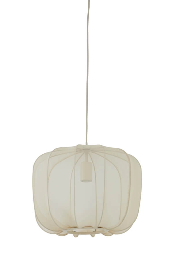 Japandi pendant lamp Plumeria cream Ø 40cm Light & Living 8717807651398