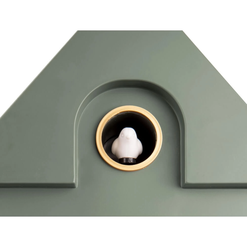 Wall Clock Modern Cuckoo green Karlsson 8714302687167