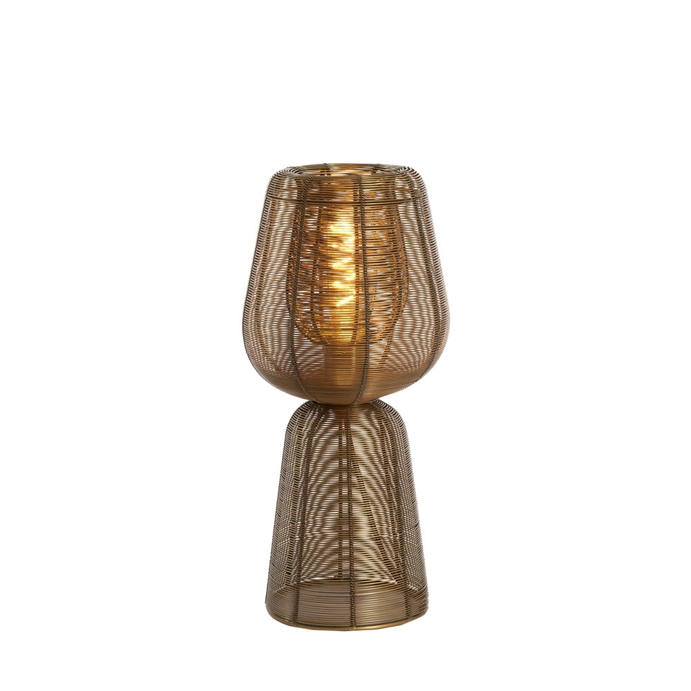 Table lamp Aboso copper bronze Ø 18cm Light & Living 8717807701512