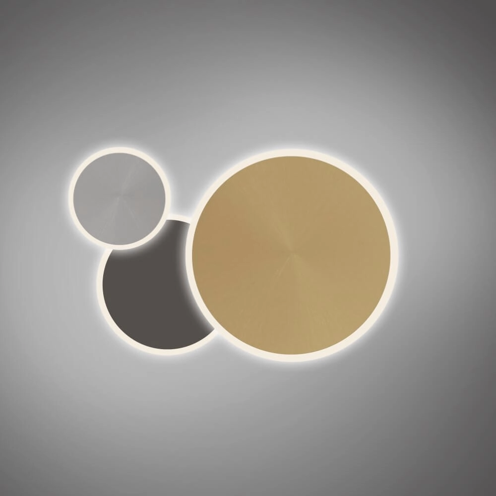 Design wall lamp Q-Piato 65cm Paul Neuhaus 4012248374511
