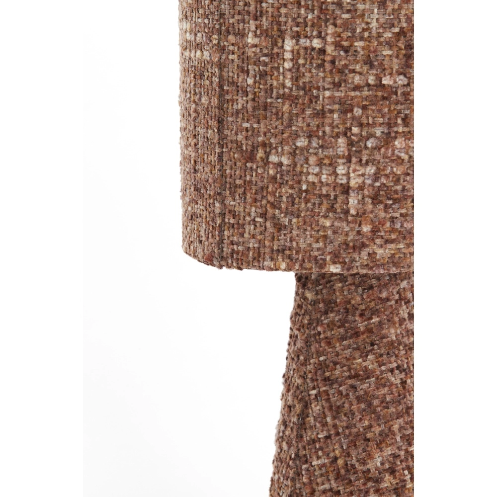 Boucle table lamp Micky 58cm - burgundy Light & Living 8717807834197