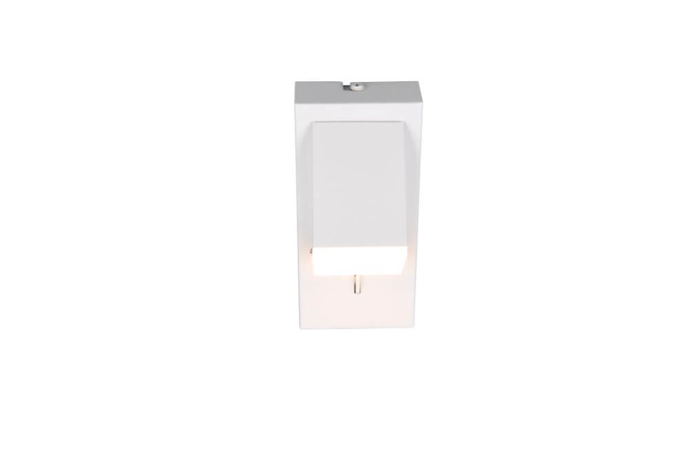 Wall spot white Raglan with switch Trio 4017807614732