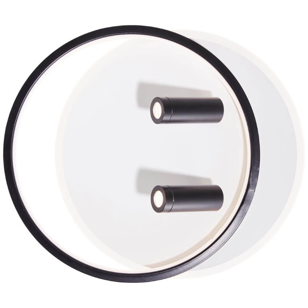 Led ceiling light Eunomia with 2 spotlights Brilliant 4004353409684