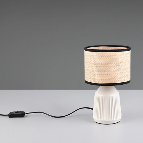 Table lamp Formentera Ø 16cm white Trio 4017807692105