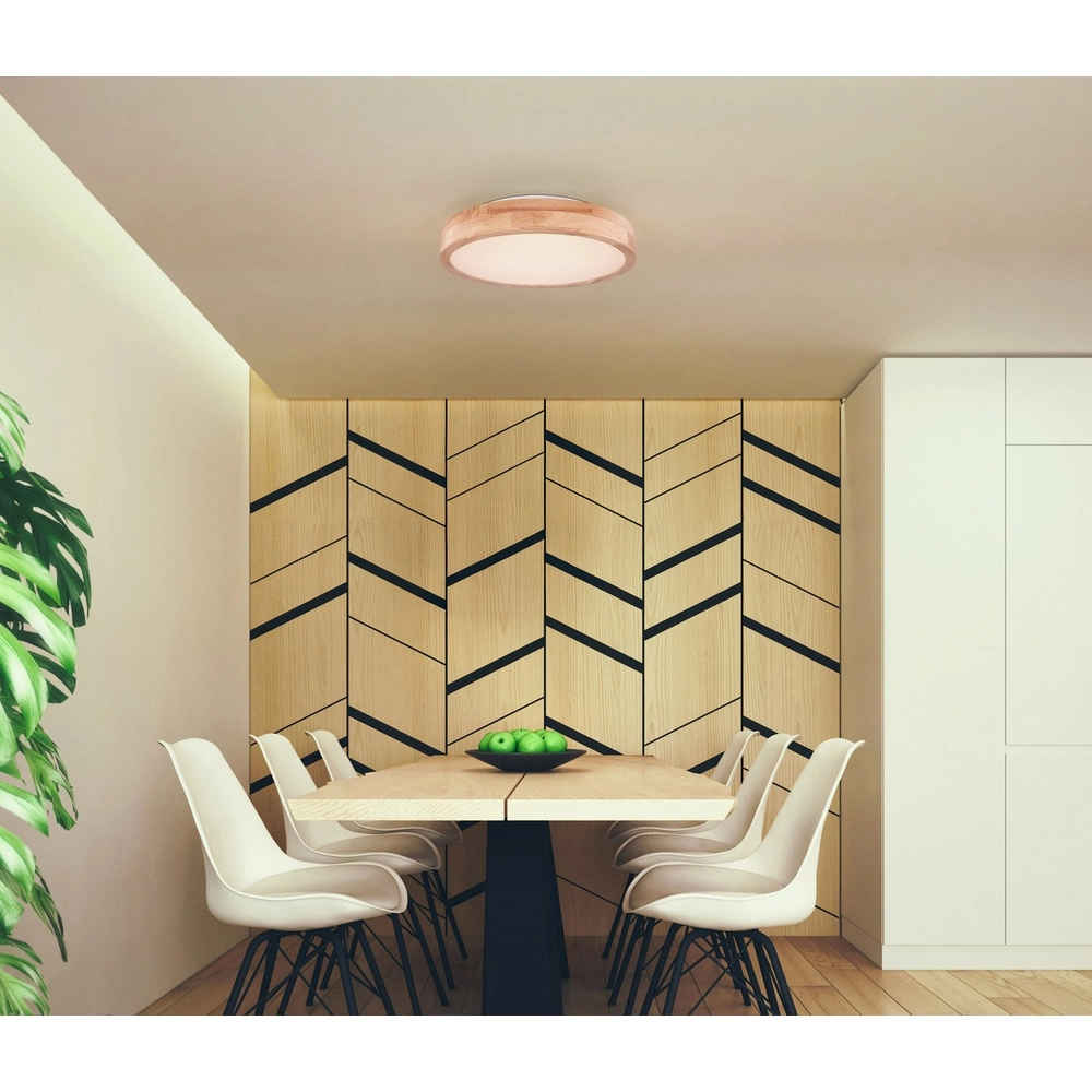 Wooden ceiling light Rainer Scandinavian Ø 40cm Globo 9007371395279