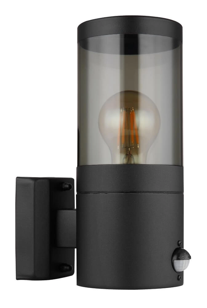 Black outdoor lamp Xeloo with sensor Globo 9007371432288