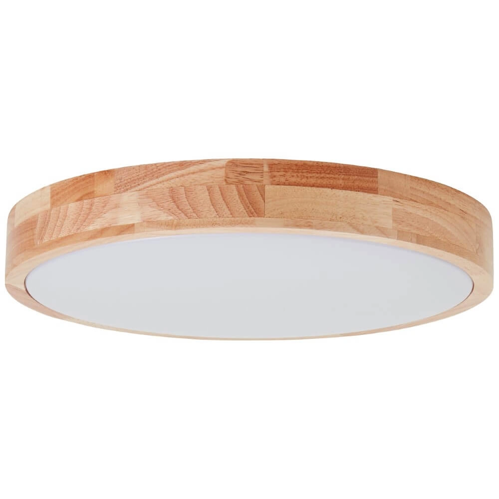 Wooden ceiling light Slimline Ø 39cm Brilliant 4004353396229