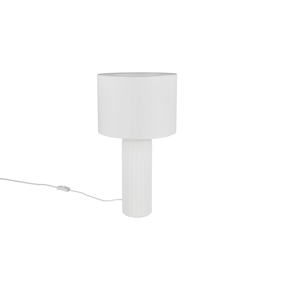 Table lamp Blair Ø 28cm white Trio 4017807654349