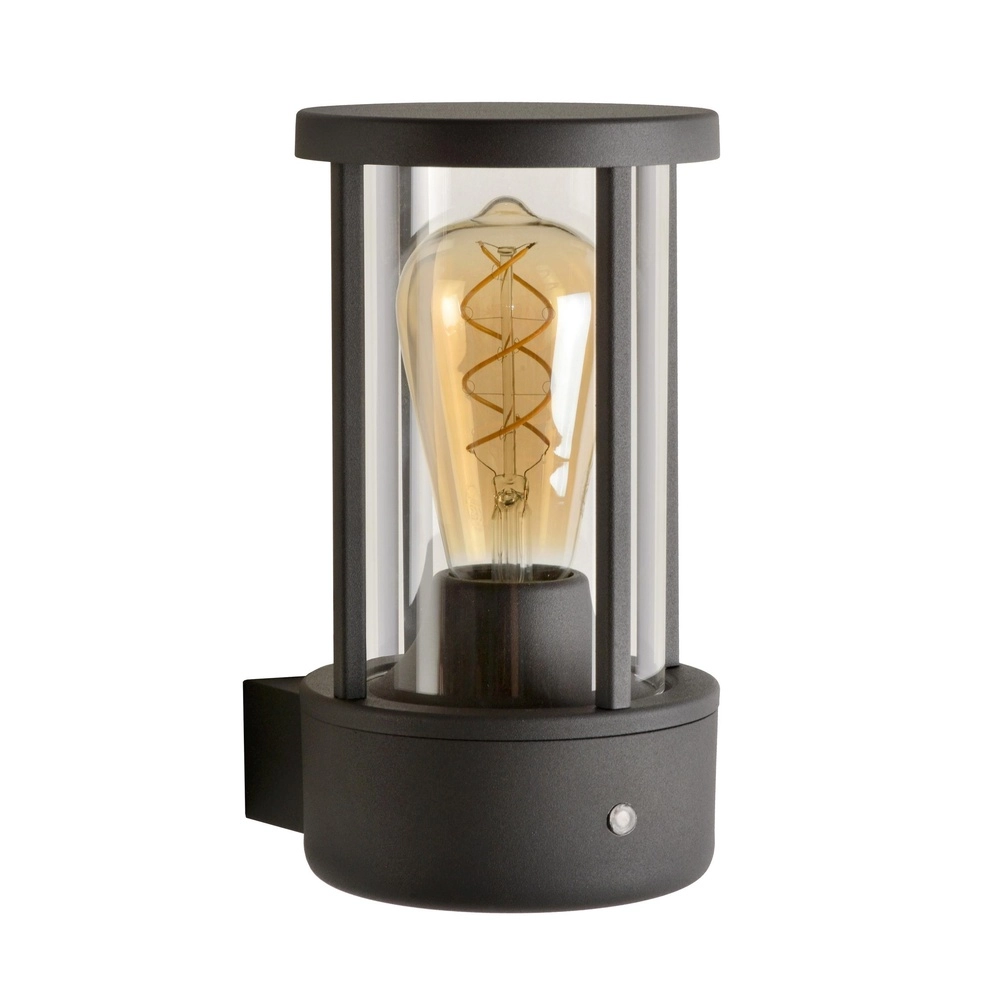 Wall lamp anthracite Lori with sensor