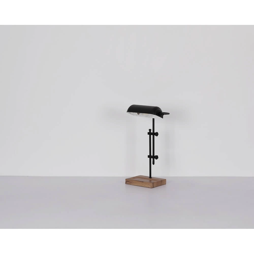 Desk lamp Marid wood with black Globo 9007371474103