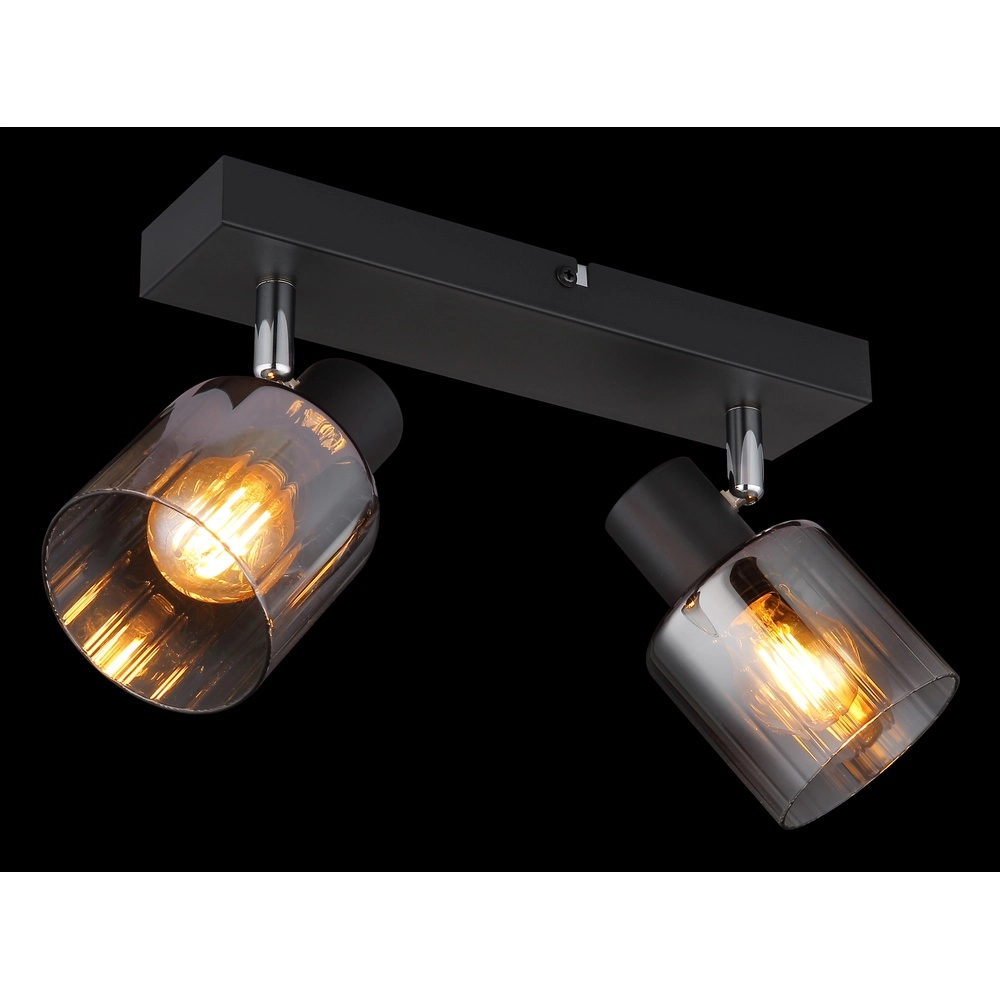 Ceiling lamp Jack 2-light black Globo 9007371516834