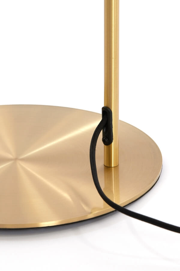 Golden floor lamp Moroc Ø 30cm Light & Living 8717807686437