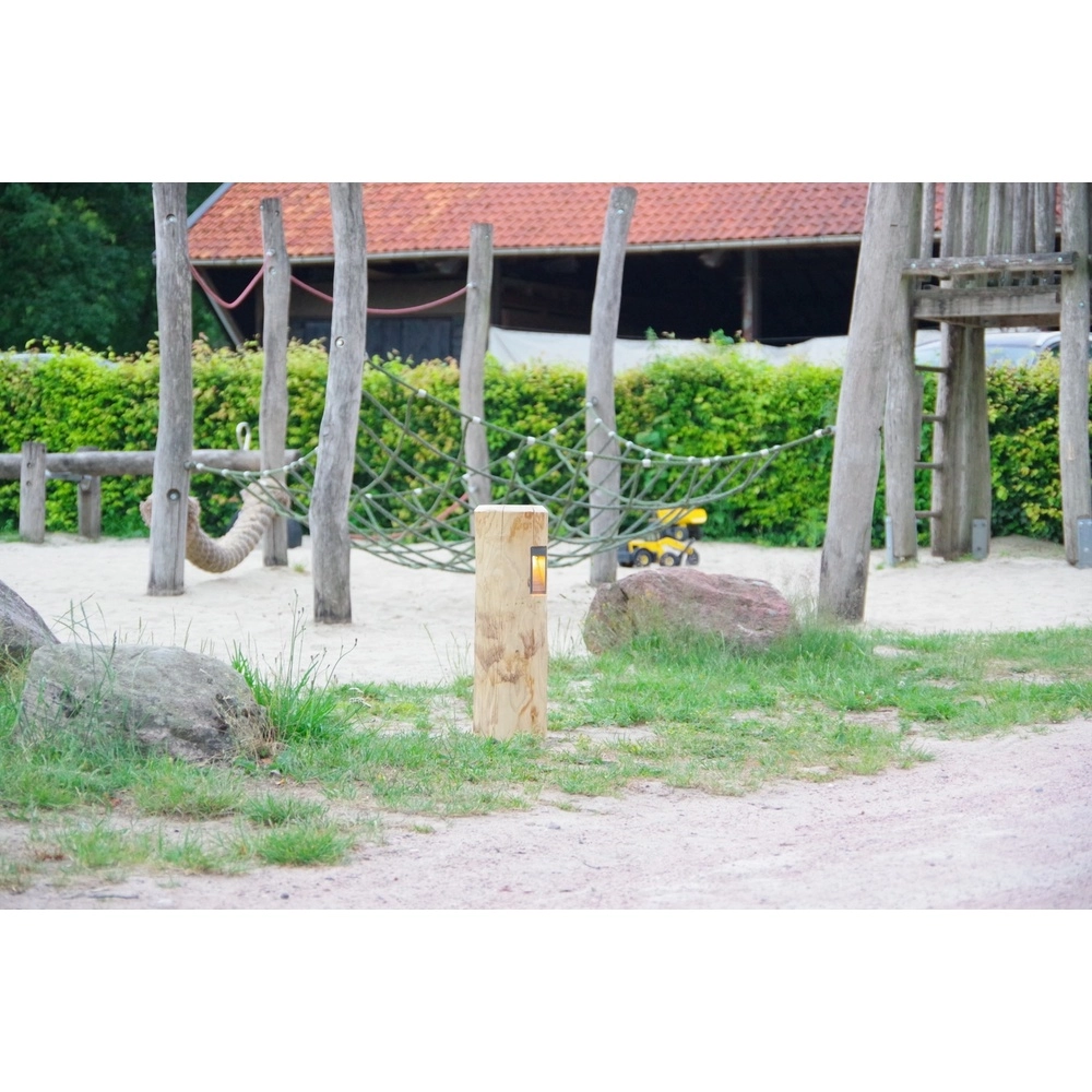 Wooden path lighting Piatto Chestnut - 65cm - 2700K Timberlab 8716803514027