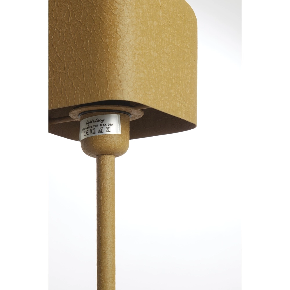 Bedside Lamp Elenie 13x13cm - matt ochre yellow Light & Living 8717807818654