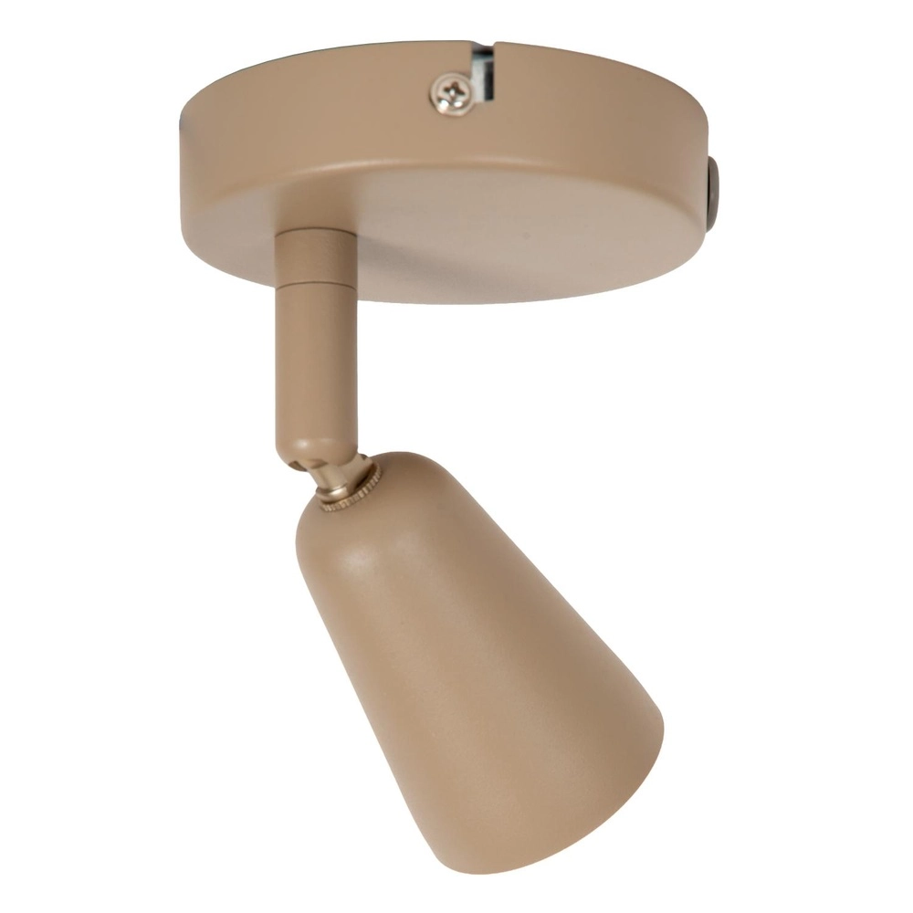 Ceiling spotlight Tiana taupe Lucide 5411212650351