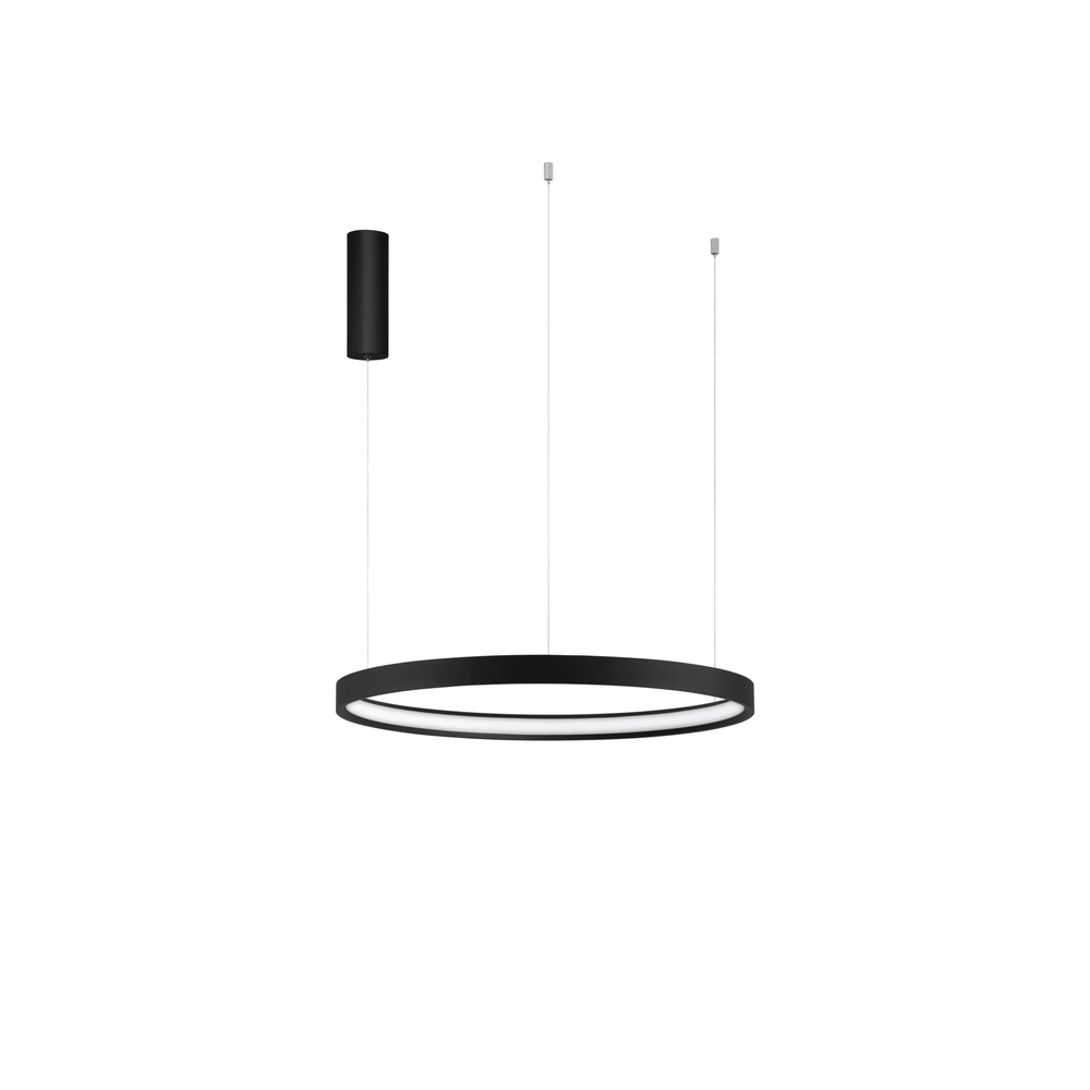 Round pendant lamp Perrine black Ø 60cm Lyora 5212017438416