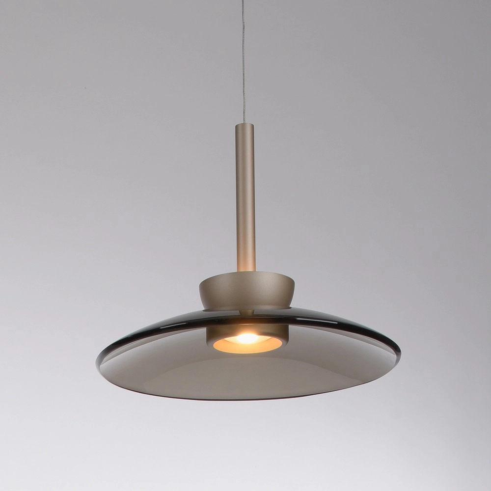 2L dining table pendant lamp Pure Moon Bronce with amber glass Paul Neuhaus 4012248392980
