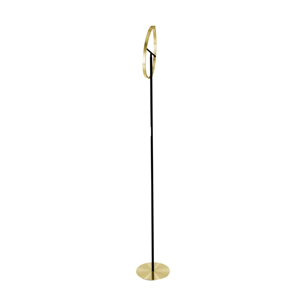 Design floor lamp Castelpoto black with gold