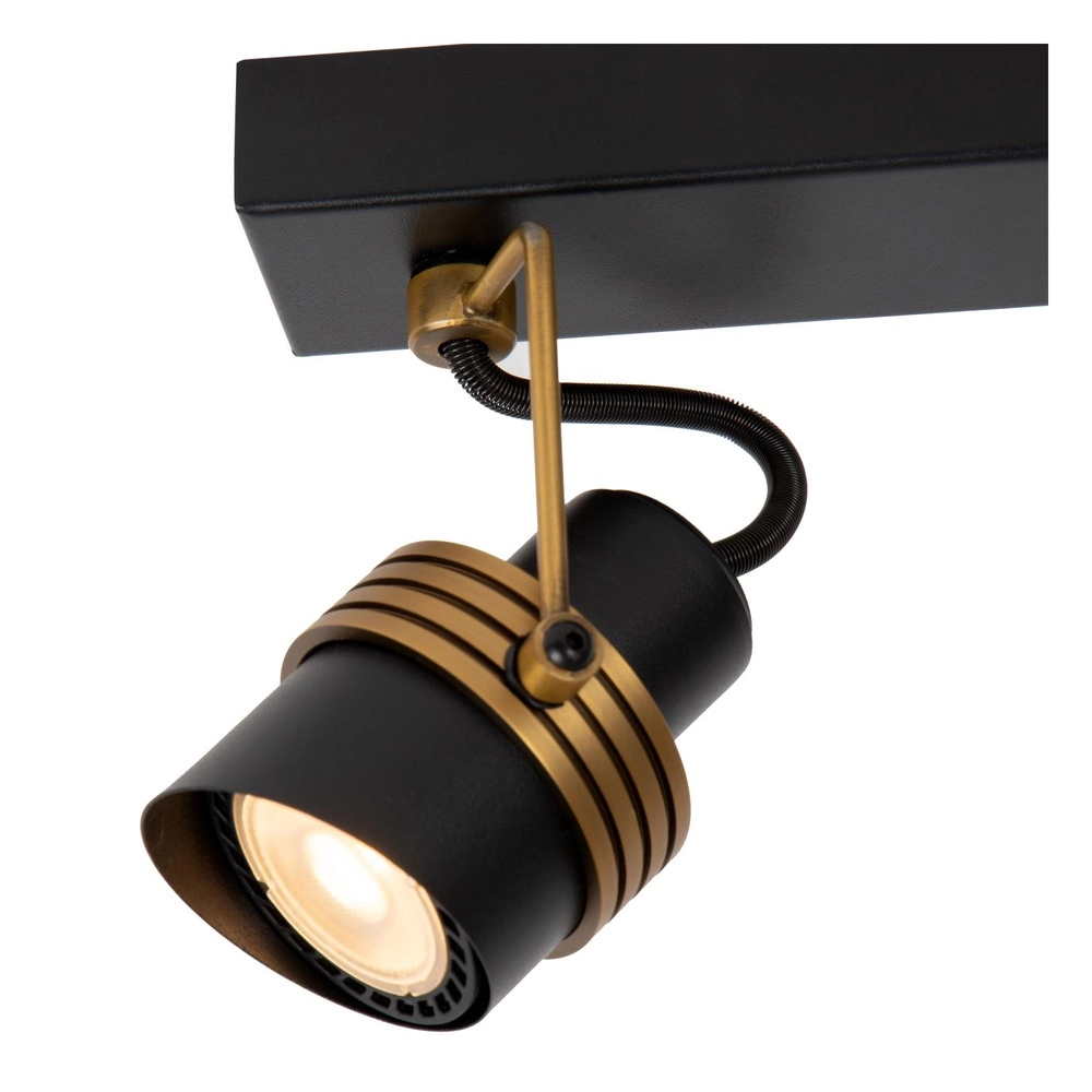 Ceiling light Tundran Black Lucide 5411212343604