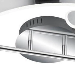 LED ceiling lamp Parma chrome Trio 4017807525663