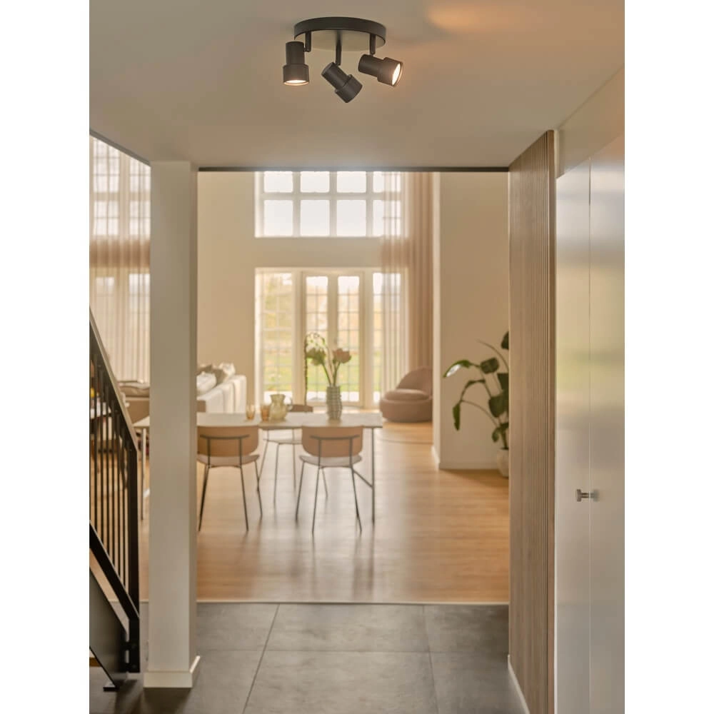 3-light ceiling lamp Boston black Nordlux 5704924024511