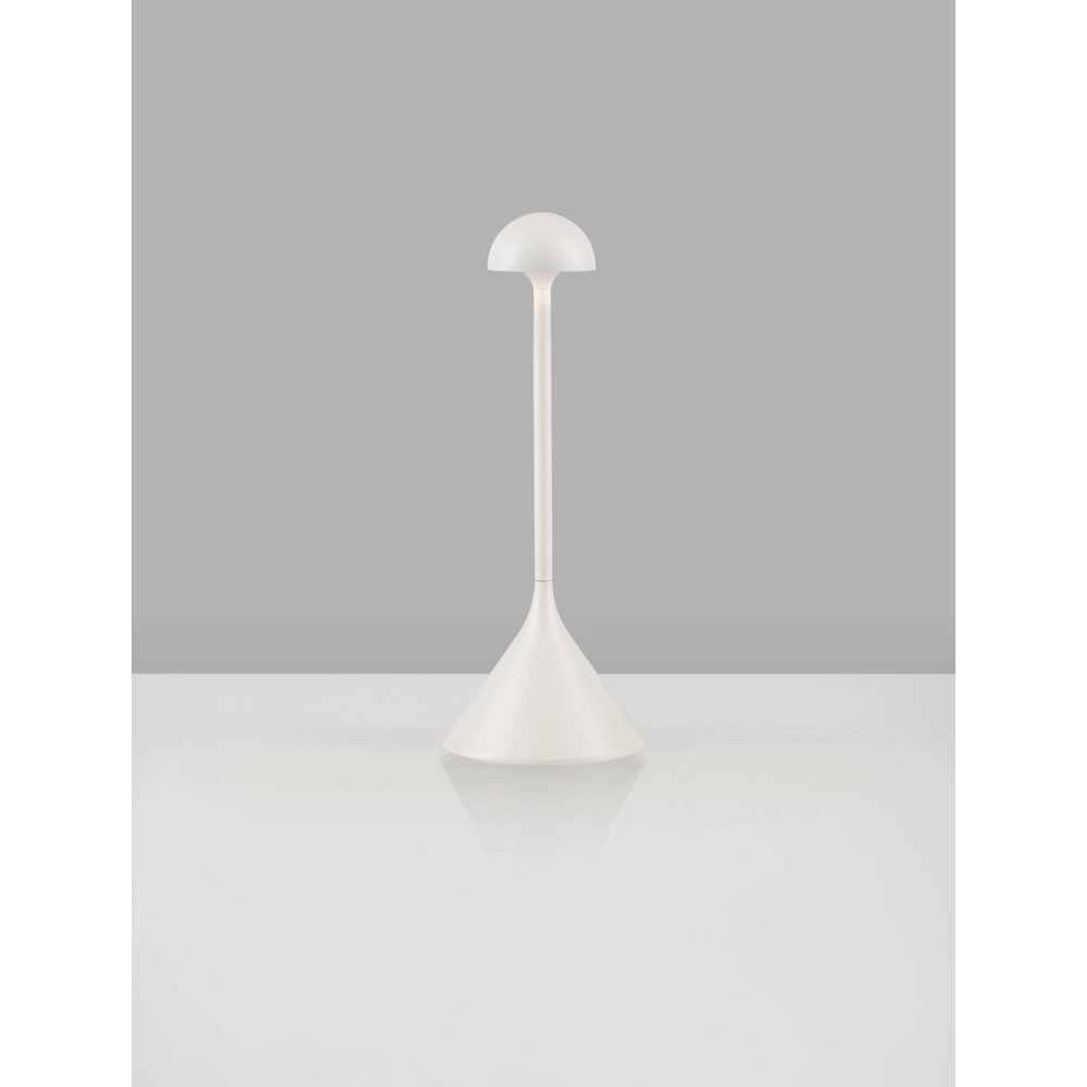 Table lamp Dalt white rechargeable with USB