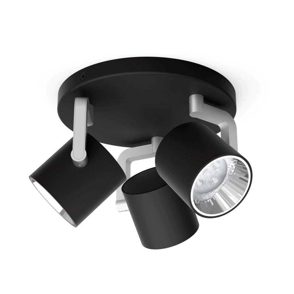Spotlight Byrl 3-light black Philips 8718696170212
