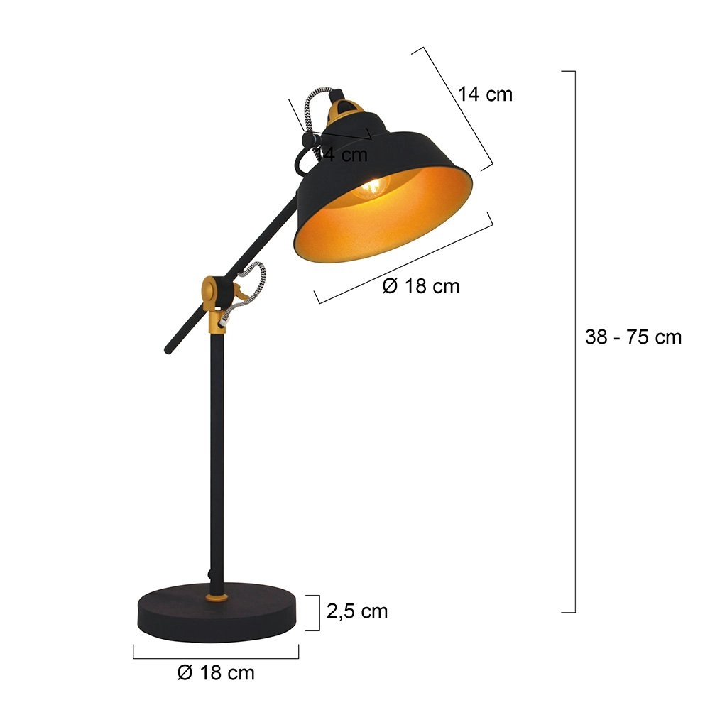 Country Reading Lamp Mexlite for the table Steinhauer 8712746114737