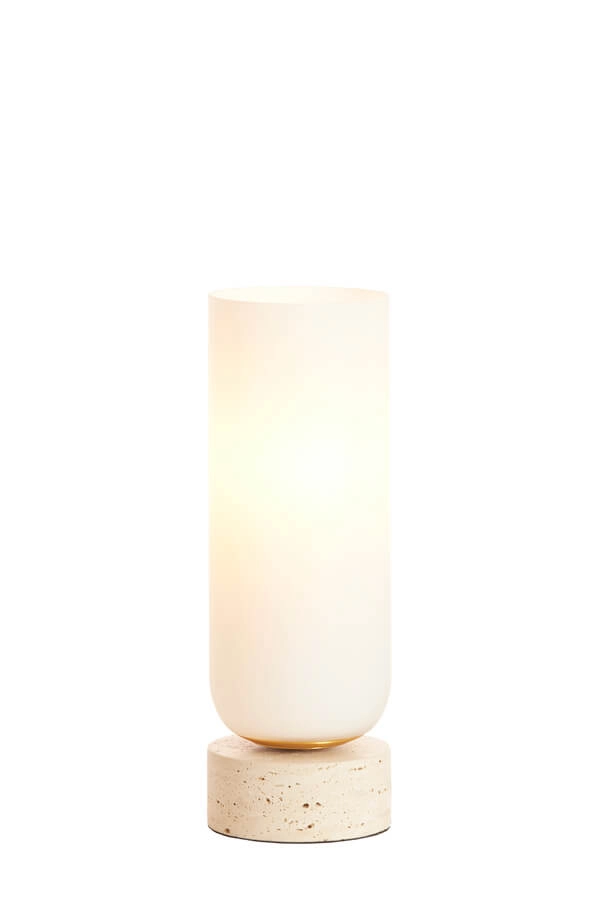 White table lamp Rylano 35cm