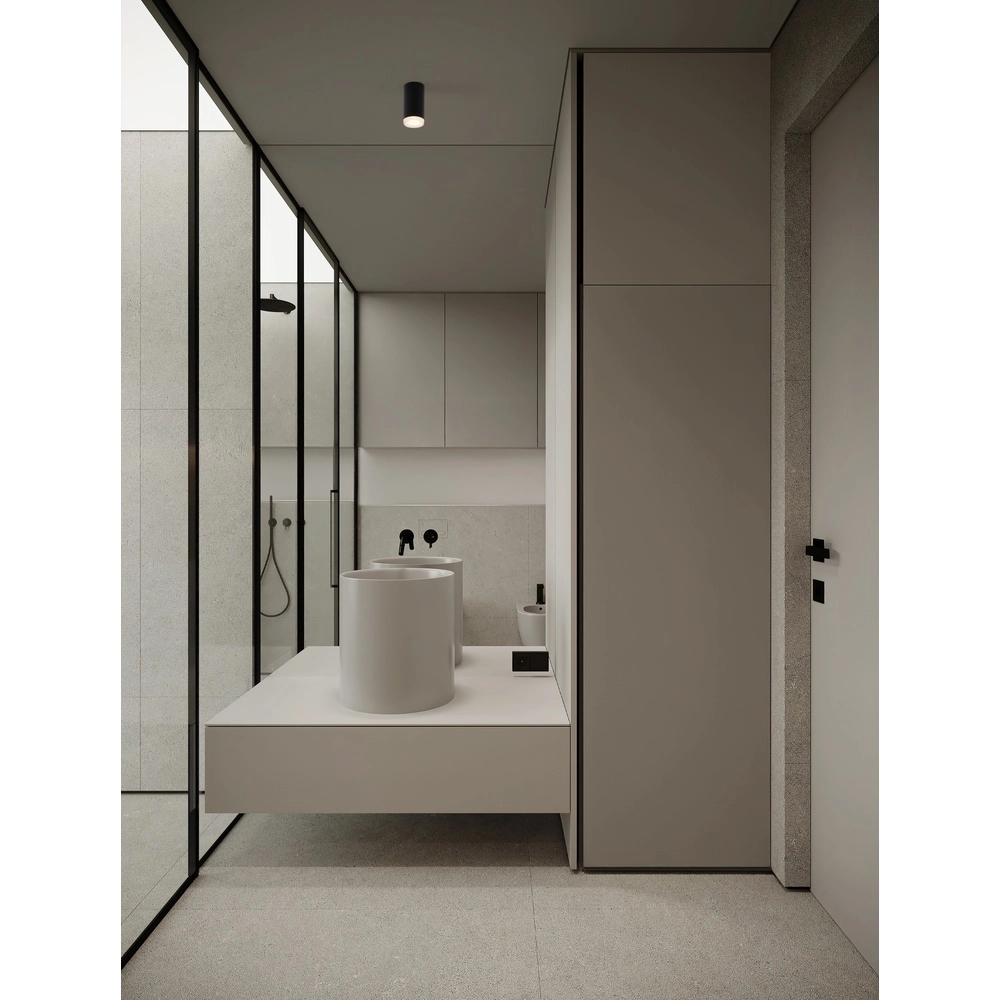 Ceiling spotlight Mao black Lyora 5212017475237