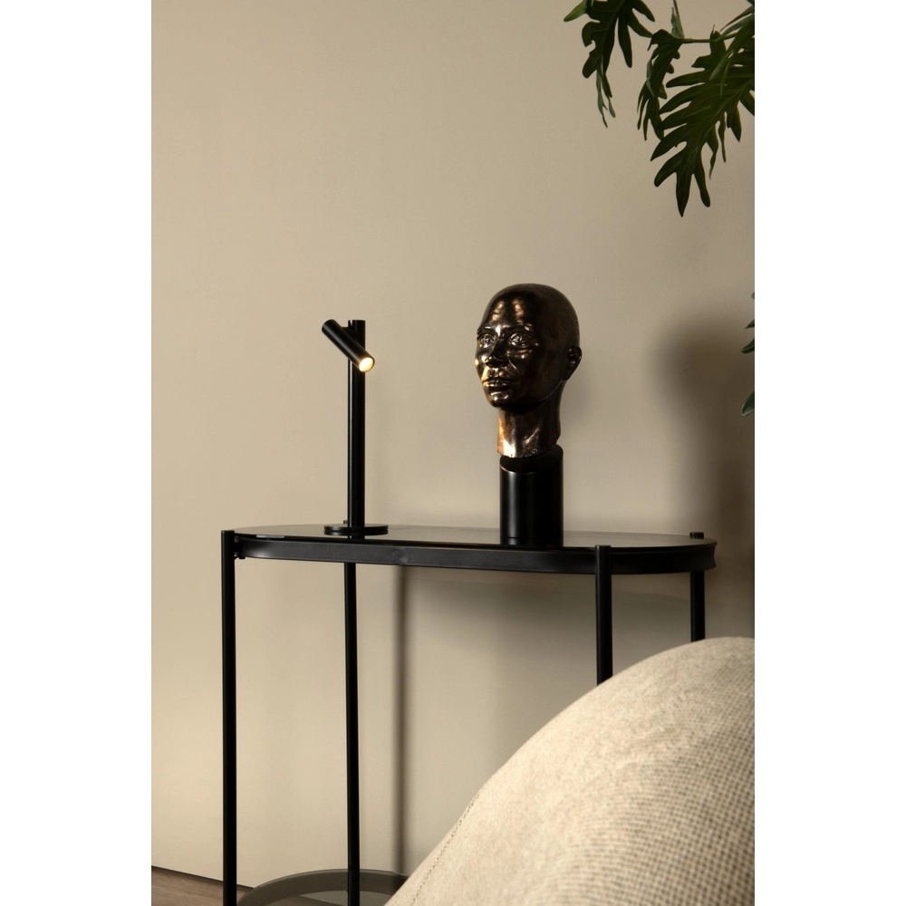 Rechargeable table lamp Antrim black IP54 Lucide 5411212272201