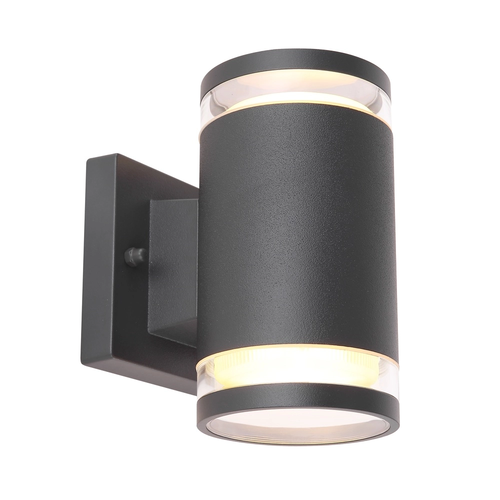 Modern wall lamp Alcala anthracite