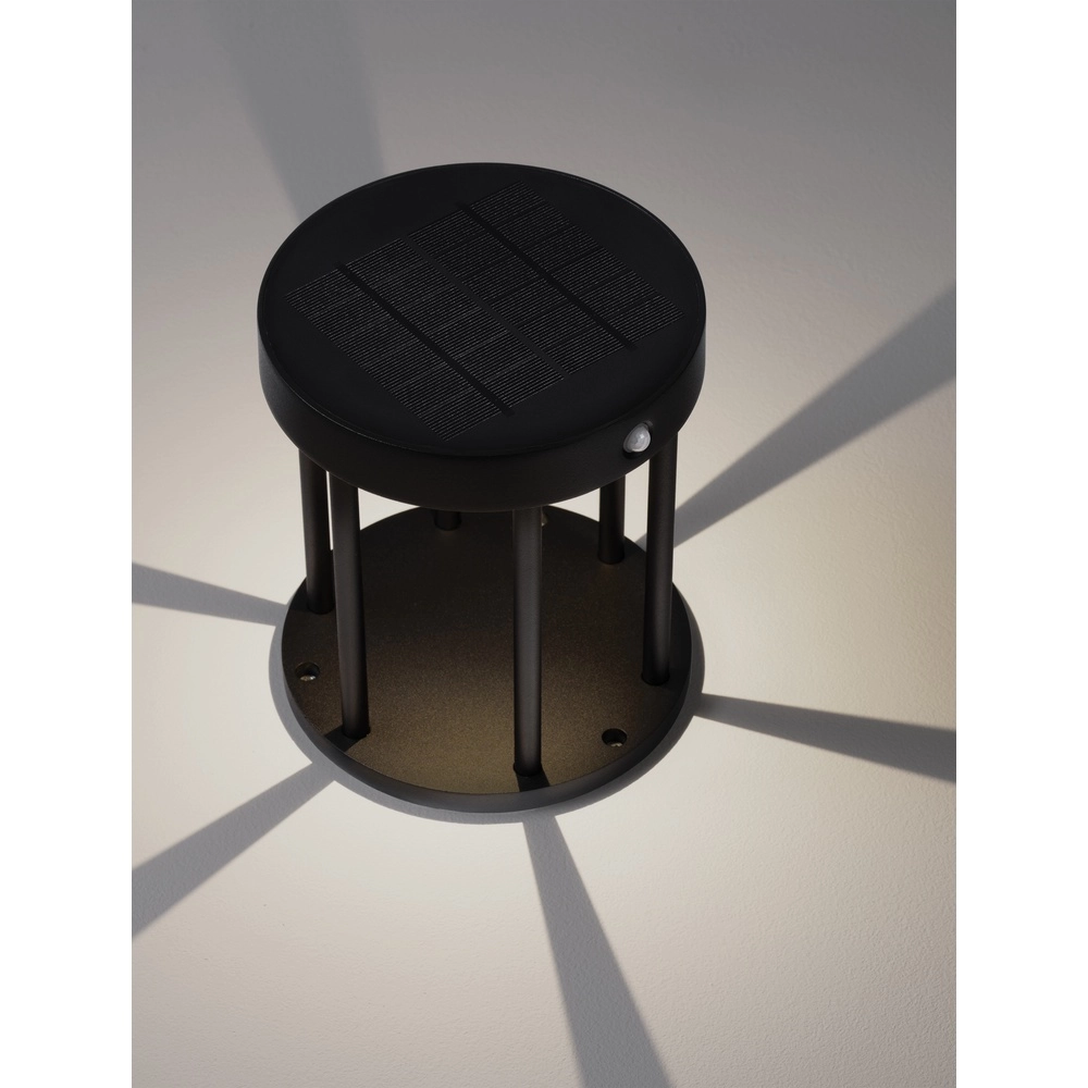 Solar garden lamp Aigo anthracite 18cm Lyora 5212017449429