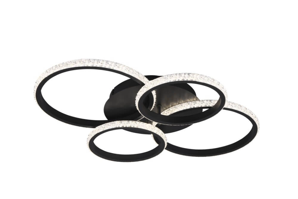 Design ceiling lamp Cires black
