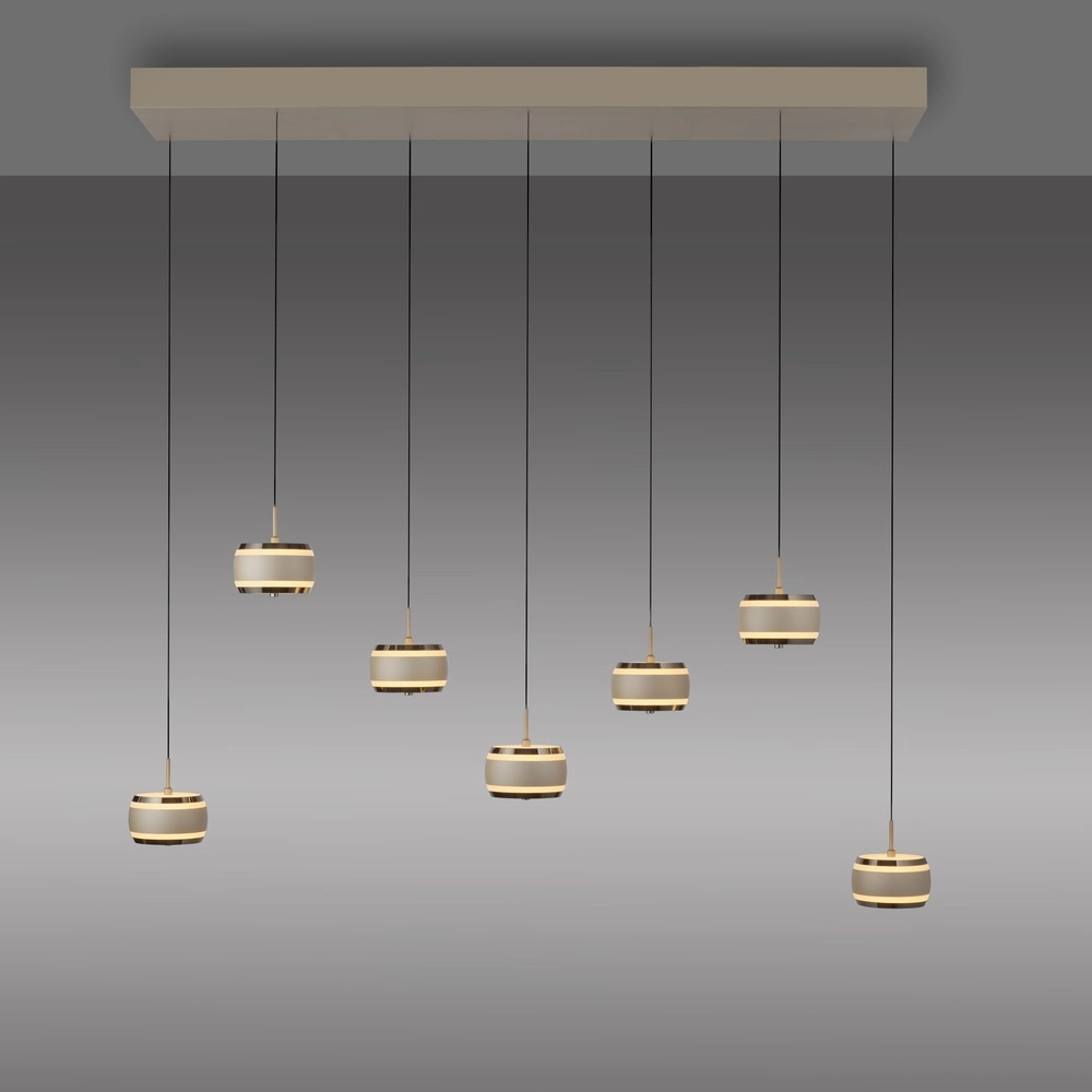 7L dining table pendant lamp Pure Falling Rings Bronce Paul Neuhaus 4012248396605