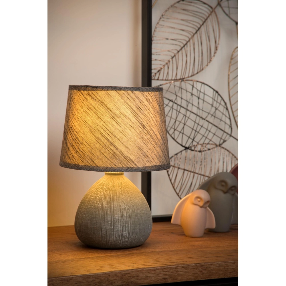 Table lamp Ramzi grey Lucide 5411212470164