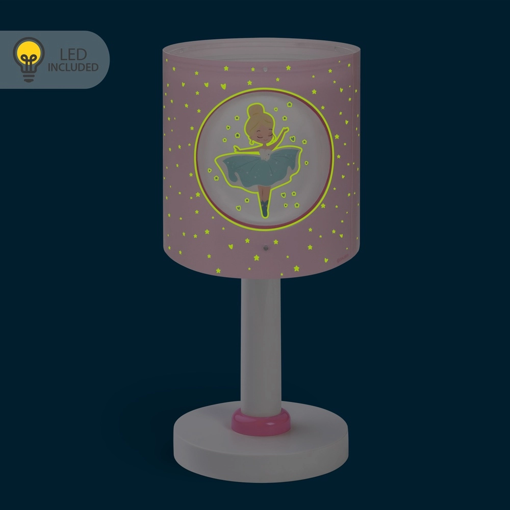 Table lamp Princess Dance Pink glow in the dark Dalber 8420406609119