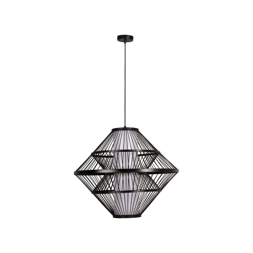 Black pendant lamp Pasquino Ø 60cm