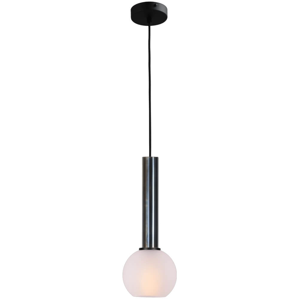 Hanging lamp Ø 15cm Bella 2 Dappled oil with matt white glass